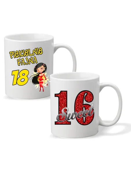 FOTO KUBEK PREZENT na Urodziny Piekielnie Fajna 18