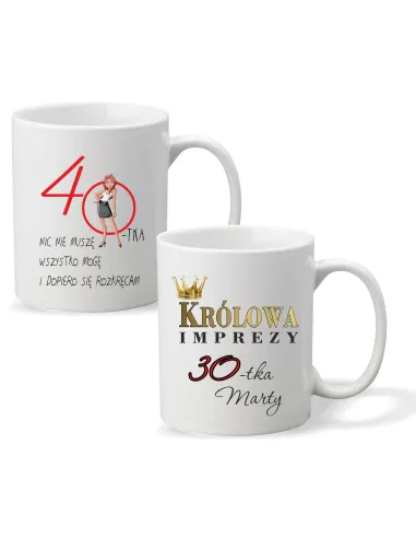 FOTO KUBEK PREZENT na urodziny 40 - tka królowa