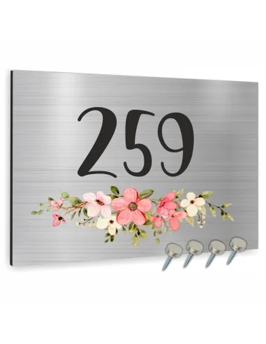 METALOWA TABLICA ADRESOWA NAZWA ULICY ALUMINIUM 20x15 cm dibond kolorowy nadruk