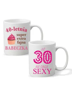 FOTO KUBEK PREZENT na urodziny Sexy 30 babeczka