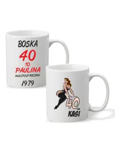 FOTO KUBEK PREZENT na urodziny Boska 40