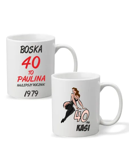 FOTO KUBEK PREZENT na urodziny Boska 40