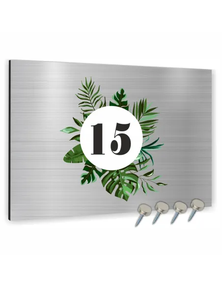TABLICA ADRESOWA METAL NUMER DOMU POSESJI różny nadruk dibond 20x15 cm