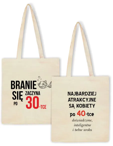 Eko Torba PREZENT Branie zaczyna się po 30 40 50