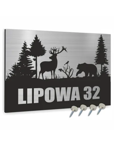 TABLICA Z NUMEREM DOMU TABLICZKA adresowa różne nadruki 20x15cm dibond