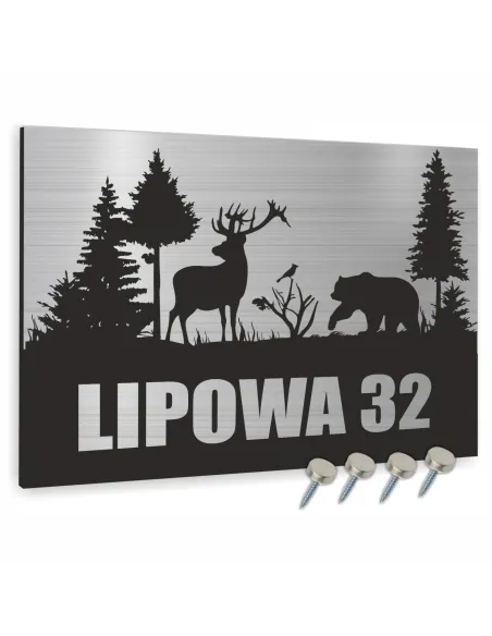 TABLICA Z NUMEREM DOMU TABLICZKA adresowa różne nadruki 20x15cm dibond