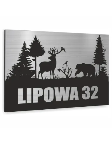 TABLICA Z NUMEREM DOMU TABLICZKA adresowa różne nadruki 20x15cm dibond