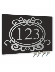 Tabliczka Tablica ADRESOWA ALUMINIOWA z wkrętami dibond 20x15 cm