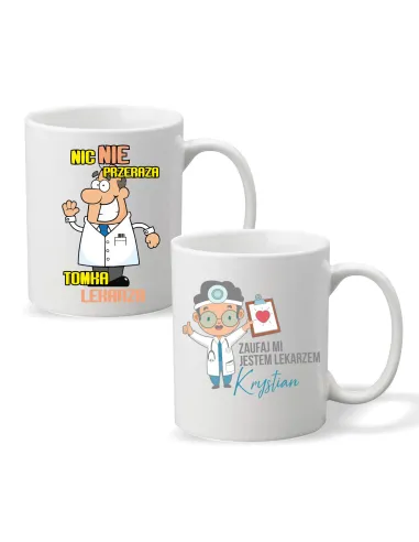 FOTO KUBEK z nadrukiem PREZENT dla LEKARZA