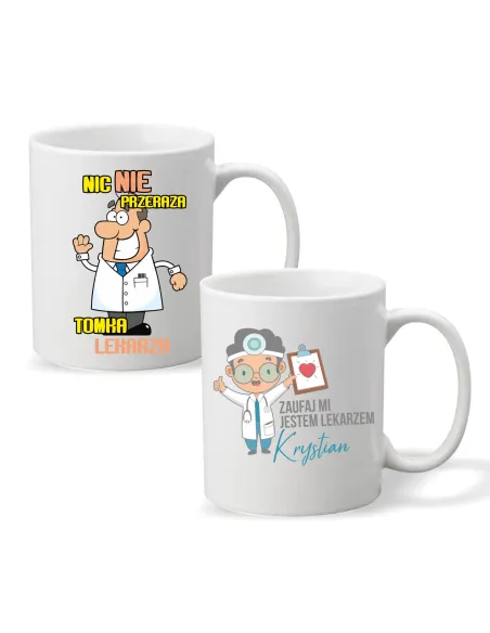 FOTO KUBEK z nadrukiem PREZENT dla LEKARZA