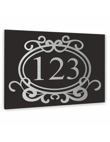 Tabliczka Tablica ADRESOWA ALUMINIOWA z wkrętami dibond 20x15 cm