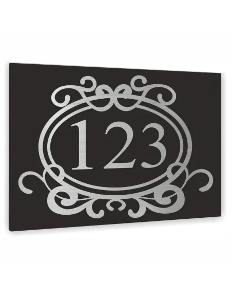 Tabliczka Tablica ADRESOWA ALUMINIOWA z wkrętami dibond 20x15 cm