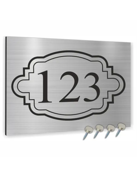 Tabliczka  ADRESOWA ALUMINIOWA oznaczenie domu  dibond 20x15 cm