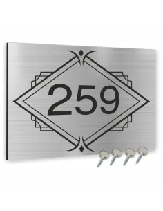 TABLICZKA ADRESOWA NUMER DOMU SZYLD - ALUMINIUM 20x15 cm dibond