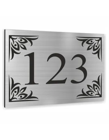 TABLICA ADRESOWA METAL NUMER DOMU POSESJI dibond dowolny wzór 20x15 cm