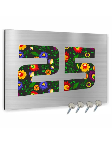 METALOWA TABLICA ADRESOWA NAZWA ULICY ALUMINIUM 20x15cm dibond