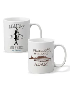Kubek PREZENT dla WĘDKARZA URODZONY WĘDKARZ