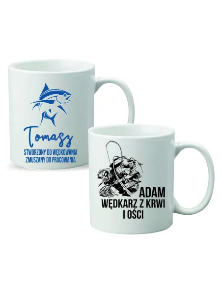 Kubek PREZENT dla WĘDKARZA WĘDKARZ Z KRWI I OŚCI