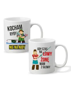 Kubek PREZENT dla WĘDKARZA KOCHAM RYBY