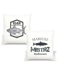 Poduszka PREZENT dla WĘDKARZA MISTRZ WĘDKOWANIA