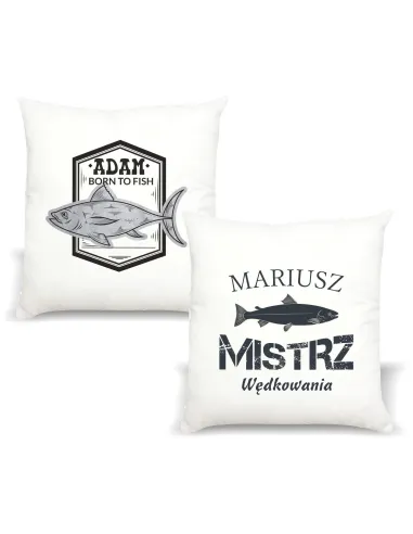 Poduszka PREZENT dla WĘDKARZA MISTRZ WĘDKOWANIA