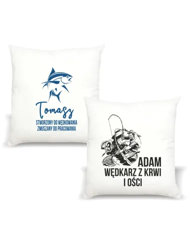 Śmieszny Prezent FOTO Poduszka dla WĘDKARZA