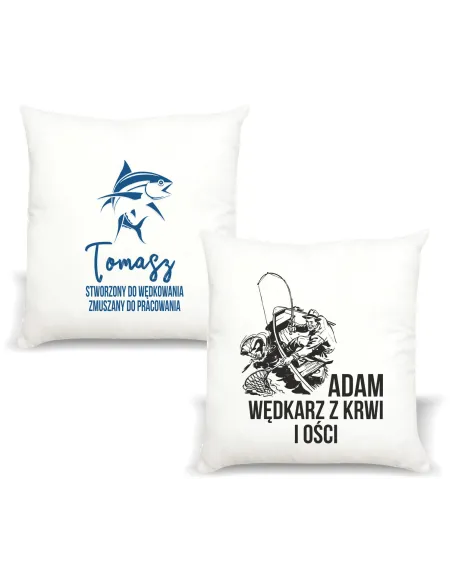 Śmieszny Prezent FOTO Poduszka dla WĘDKARZA