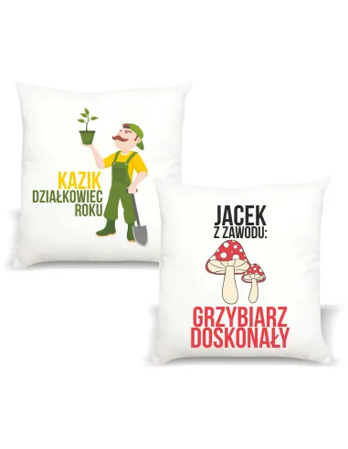 Poduszka PREZENT dla OGRODNIKA DZIAŁKOWIEC ROKU
