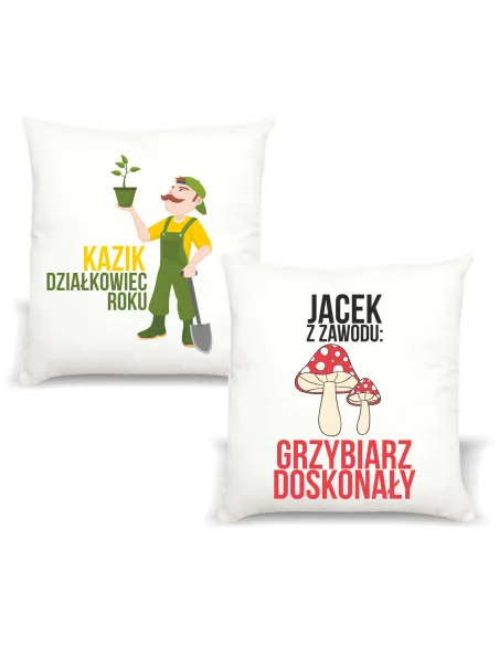 Poduszka PREZENT dla OGRODNIKA DZIAŁKOWIEC ROKU