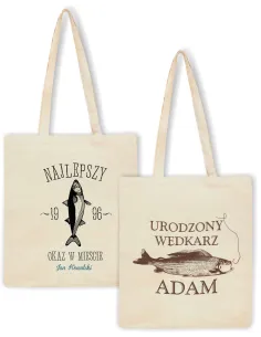 Eko Torba PREZENT dla WĘDKARZA URODZONY WĘDKARZ