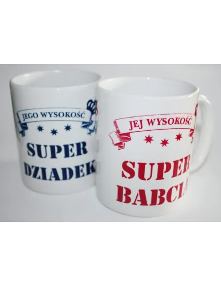Kubek z nadrukiem super teść Tomek