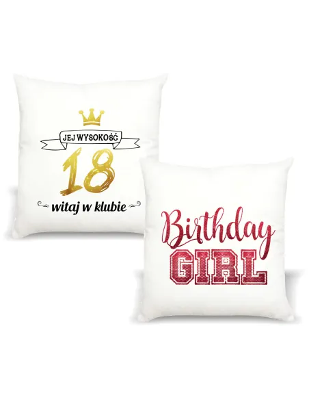FOTO Poduszka Prezent na urodziny 18 Jej wysokość