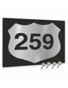 Numer domu Oznakowanie domu tablica adresowa 30x20 cm dibond