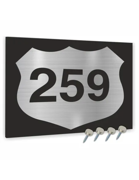 Numer domu Oznakowanie domu tablica adresowa 30x20 cm dibond