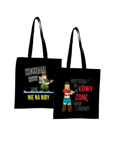 Eko Torba PREZENT dla WĘDKARZA KOCHAM RYBY