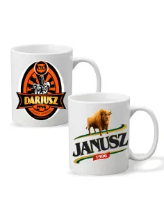 Foto kubek z nadrukiem imieniem prezent piwosza