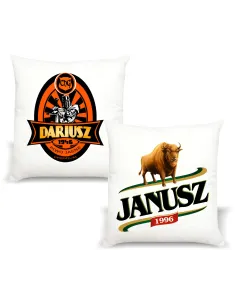 Poduszka na PREZENT z imieniem dla Chłopaka Męża