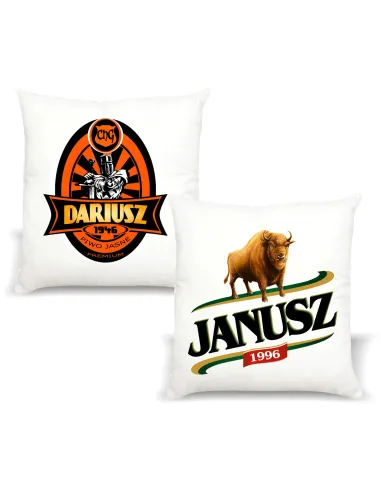 Poduszka na PREZENT z imieniem dla Chłopaka Męża