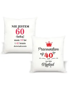 FOTO Poduszka Prezent na urodziny 30 40 50 60 70