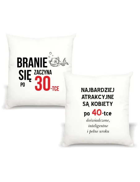 FOTO Poduszka Prezent na urodziny 30 40 50 60 70