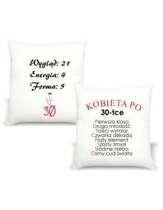 FOTO Poduszka Prezent na urodziny Kobieta po 30 40