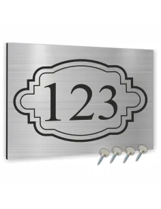 Tabliczka  ADRESOWA ALUMINIOWA oznaczenie domu  dibond 30x20 cm