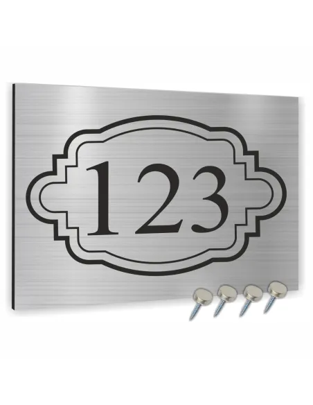 Tabliczka  ADRESOWA ALUMINIOWA oznaczenie domu  dibond 30x20 cm