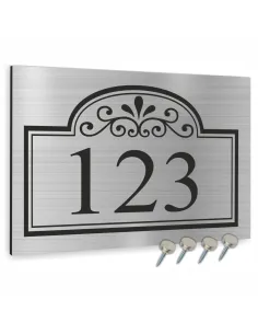 METALOWA TABLICA ADRESOWA NAZWA ULICY ALUMINIUM  30x20 cm dibond