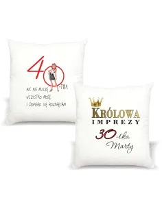 FOTO Poduszka Prezent na urodziny Królowa 30 40 50