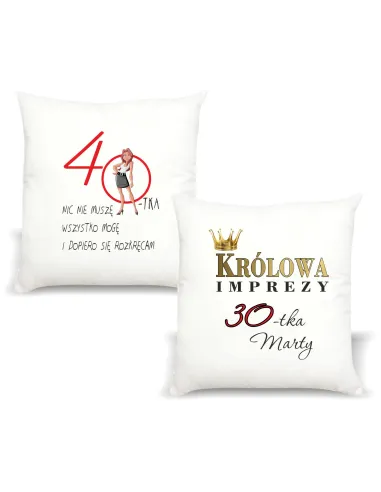 FOTO Poduszka Prezent na urodziny Królowa 30 40 50