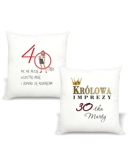 FOTO Poduszka Prezent na urodziny Królowa 30 40 50