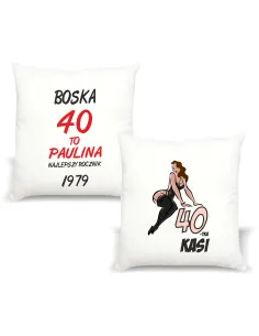 FOTO Poduszka Prezent na urodziny BOSKA 30 40-tka