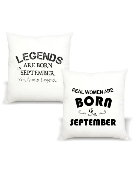 Poduszka Prezent na urodziny Legendy Rodzą Się