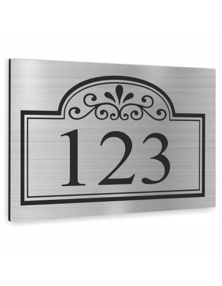 METALOWA TABLICA ADRESOWA NAZWA ULICY ALUMINIUM  30x20 cm dibond